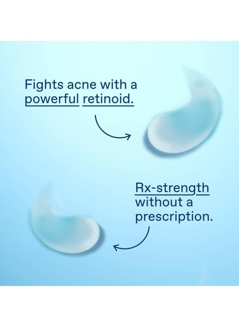 ديفرين هلام علاج حب الشباب ، إمدادات 60 يومًا ، علاج الرتينويد للوجه مع 0.1٪ Adapalene ، العناية بالبشرة اللطيفة للبشرة الحساسة المعرضة للحب الشباب ، أنبوب 15 غرام - Image 4
